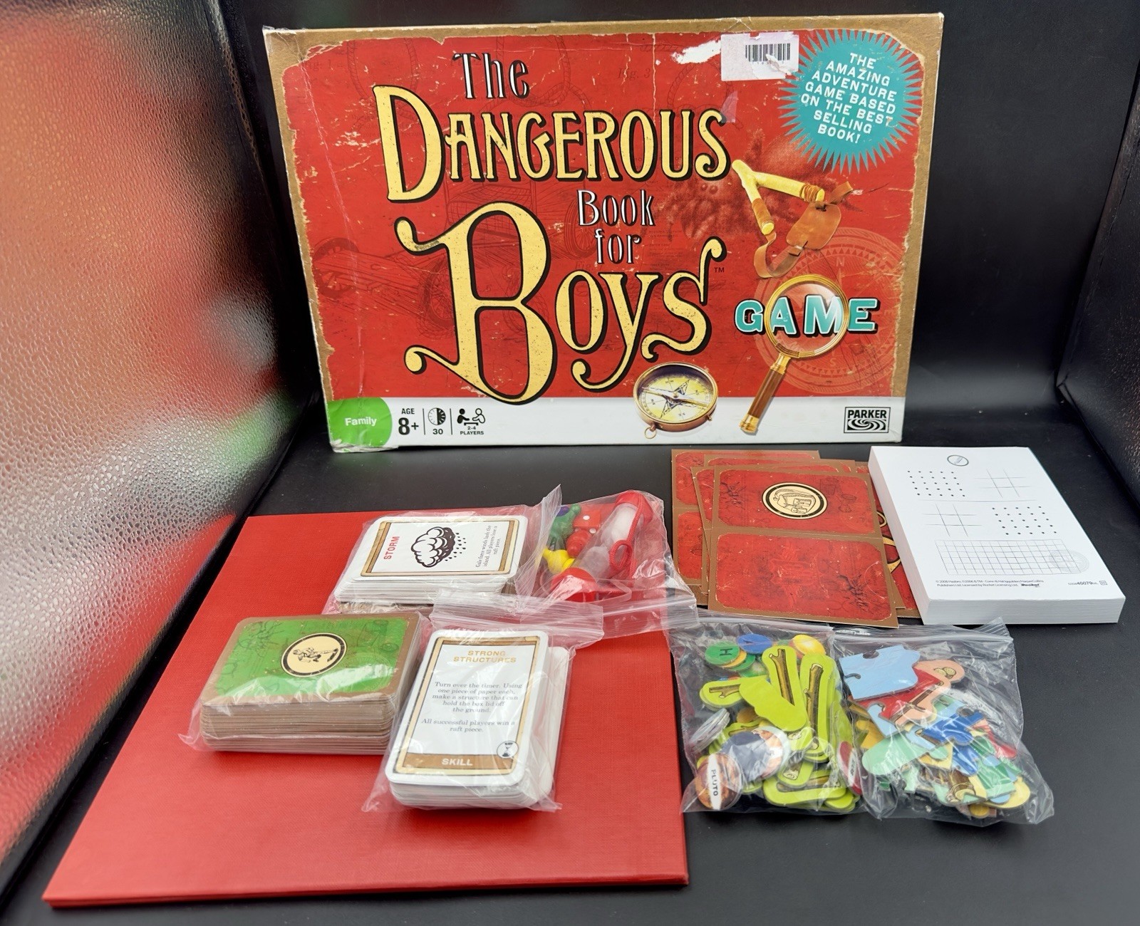 The Dangerous Book for Boys Board Game Adventure Children's Parker 2008 Complete