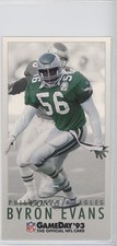 1993 Fleer GameDay Byron Evans #361 0f8