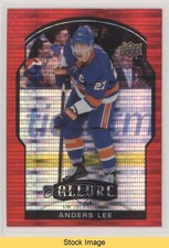 2020-21 Upper Deck Allure Red Rainbow Anders Lee #33 READ 0qr0