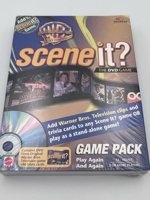 Scene It? Warner Bros TV DVD Game Pack Sealed NEW Mattel 2005 Trivia Expansion