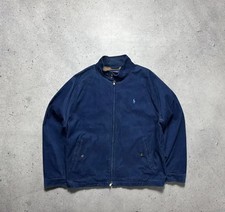 Polo Ralph Lauren Golf Denim Bomber Jacket Vintage Size XL Harrington