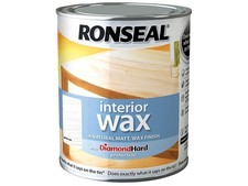 Ronseal - Cire int&eacute;rieure Ch&ecirc;ne blanc 750ml