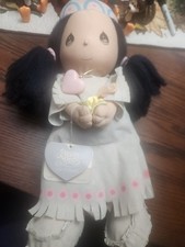 Vintage Applause Precious Moments Wannie Plush Native American Doll