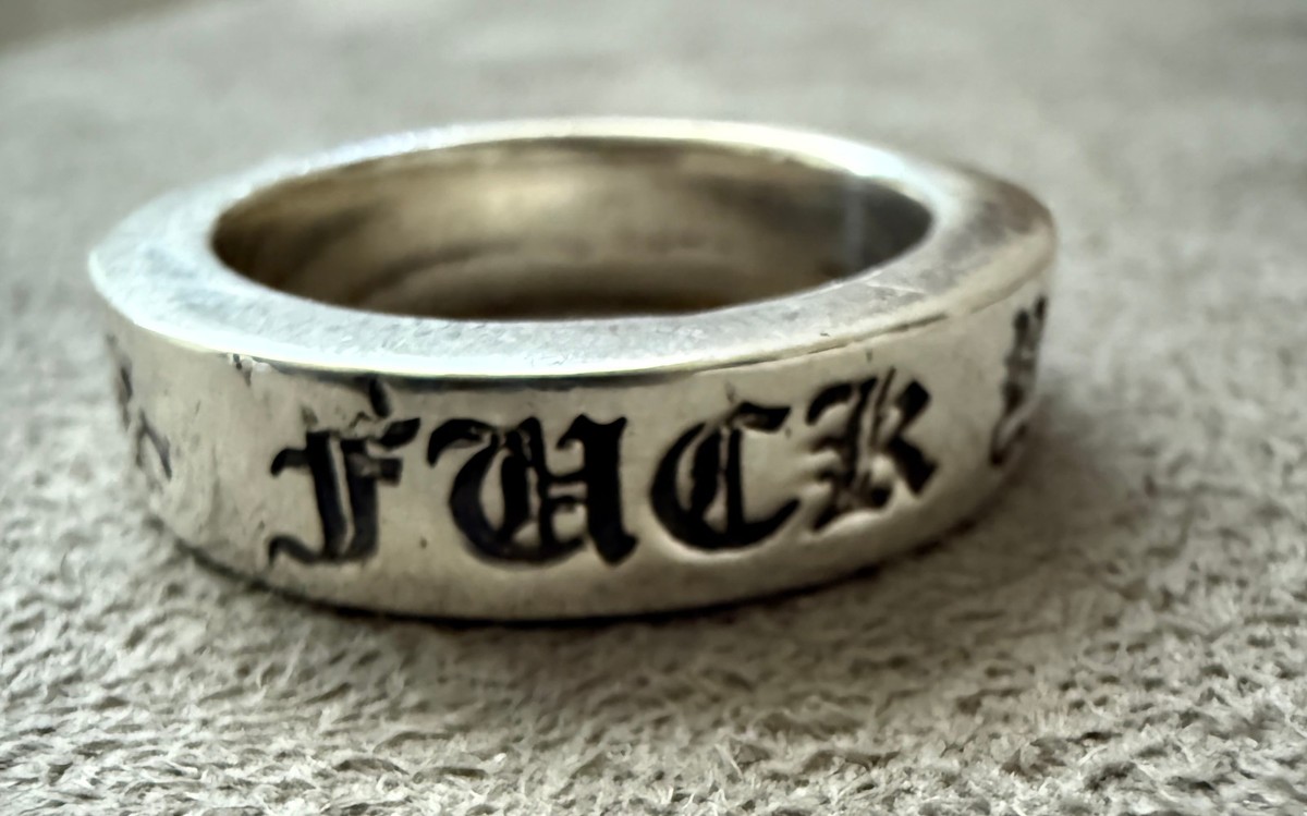 Chrome Hearts F * You Spacer Ring 🔥 *Pre Owned* 2003 Size 9.5 | eBay