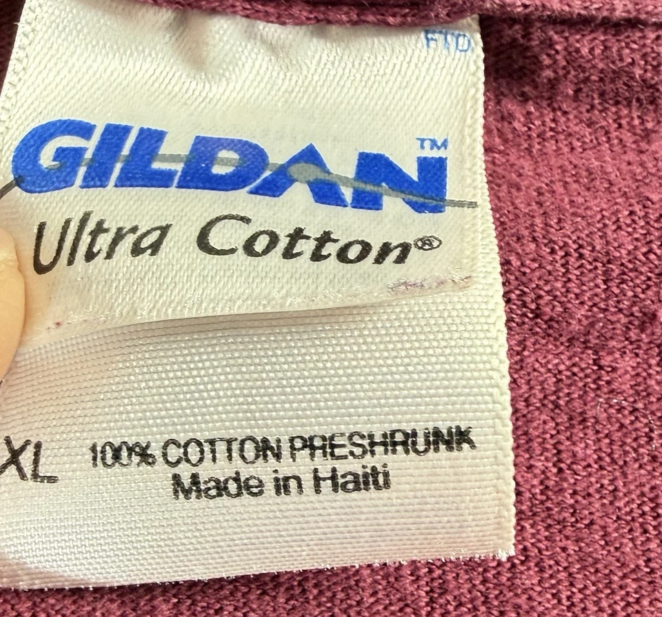 Camiseta De Colección Minnesota Golden Gophers Hockey Talla XL Adulto Granate Manga Corta Camiseta Foto 4 de 4