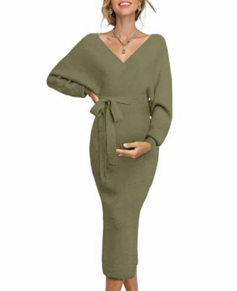 makeup for grey dress pinterest Charcoal Grey Hooded Maternity Sweater Midi Dress – PinkBlush