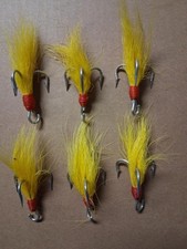MUSTAD HOOKS - (6) 4/0 OPEN EYE REAL BUCKTAIL...