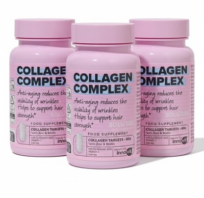 INNOVIT Collagen C Vitamin Complex Anti-Aging Food Supplement 60 - 180 tab!