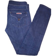 Hudson Jeans Womens Size 26 Made In USA Dark Wash Flap Pocket Bootcut Jeans