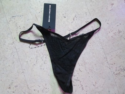 Hunkemöller Damen String Lorena Schwarz Größe M