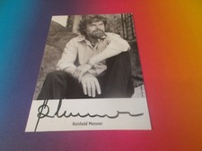 Reinhold Messner mountaineer signed autograph on autograph card