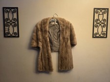 Vintage 1950s Mink Fur Stole Wrap Mackenzie Furs