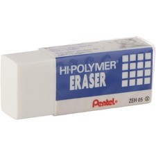Soft Pencil Eraser Non-Abrasive Latex-Free 0.5 x 1.7 x 0.7 cm White