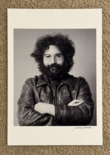 Baron Wolman Signed Jerry Garcia Photograph Art Print Poster Grateful Dead Photo Baron Wolman Signed Jerry Garcia Photograph Art Print Poster Grateful Dead Photo