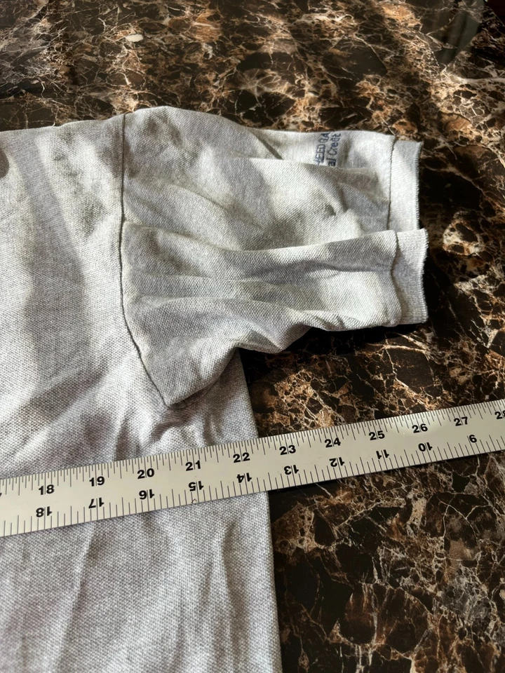 Vintage Cotton Deluxe Georgia Tech Gray Golf Polo Shirt XL - Image 3 of 4