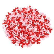 Fake Heart, 6 Set Pentagram, White/Pink/Red