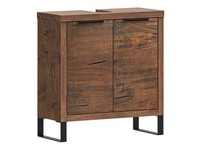 Woodkings Waschbeckenunterschrank Sydney Pinie Bad-Unterschrank BadmöBel Holz