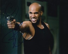 BORIS KODJOE  signed Autogramm 20x25cm RESIDENT EVIL in Person autograph COA