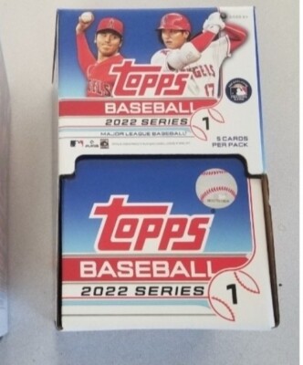 2022 Topps Series 1 Baseball NEW Gravity Feed Box 60 SEALED Packs SHOHEI OHTANI