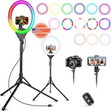 Aro De Luz Con Tripode Para Telefono Foto Estudio Grabacion De Videos Maquillaje