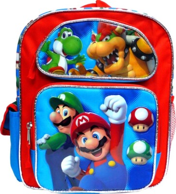 Super Mario 12'' Toddler School Backpack
