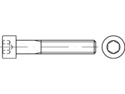 5 x Zylinderschrauben mit Innensechskant ISO 4762 A 4 M 24 x 130 A 4 VES, CAB FA