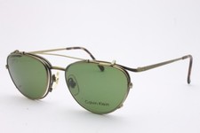 VINTAGE CALVIN KLEIN CK 320 550 EYEGLASSES WITH SUN CLIP SIZE: 52-17-135