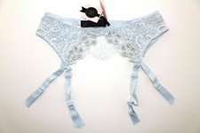  158.00 Victoria's Secret Designer Collection garter only sz XS / S blue