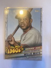 2020 Topps Baseball #DB-19 Willie Mays Decades' Best Award Winners 1960's