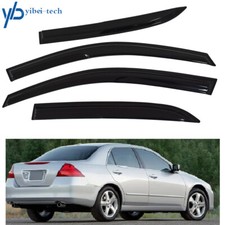 For Honda Accord 4-door Sedan 2003-2007 Window Visors Sun Rain Guards Deflectors