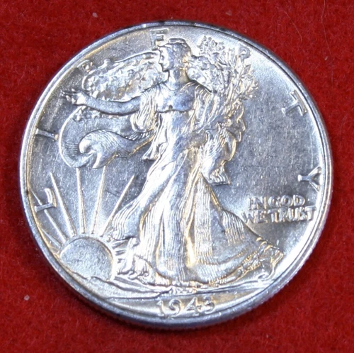 1943-P Walking Liberty Half Dollar 90% Silver Coin UNC Uncirculated WL532
