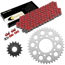 Red Drive Chain And Sprocket Kit for Honda VF750C Magna 750 1994-2004