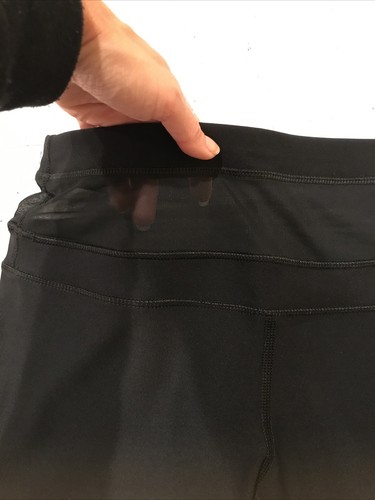 90 Degree by Reflex Damen Schwarz Yoga Legging Trainingshose M Crop High Waist - Bild 3 von 6