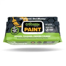 Crocodile Cloth Paint Wipes 100 Count Heavy Duty Surface Cleaning Wipes