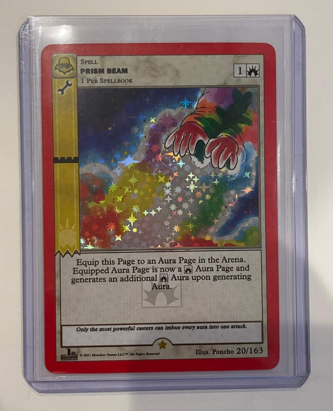 Metazoo Nightfall PRISM BEAM Full Holo 1st Edition IN HAND! Rare Card  #20/163 | eBay