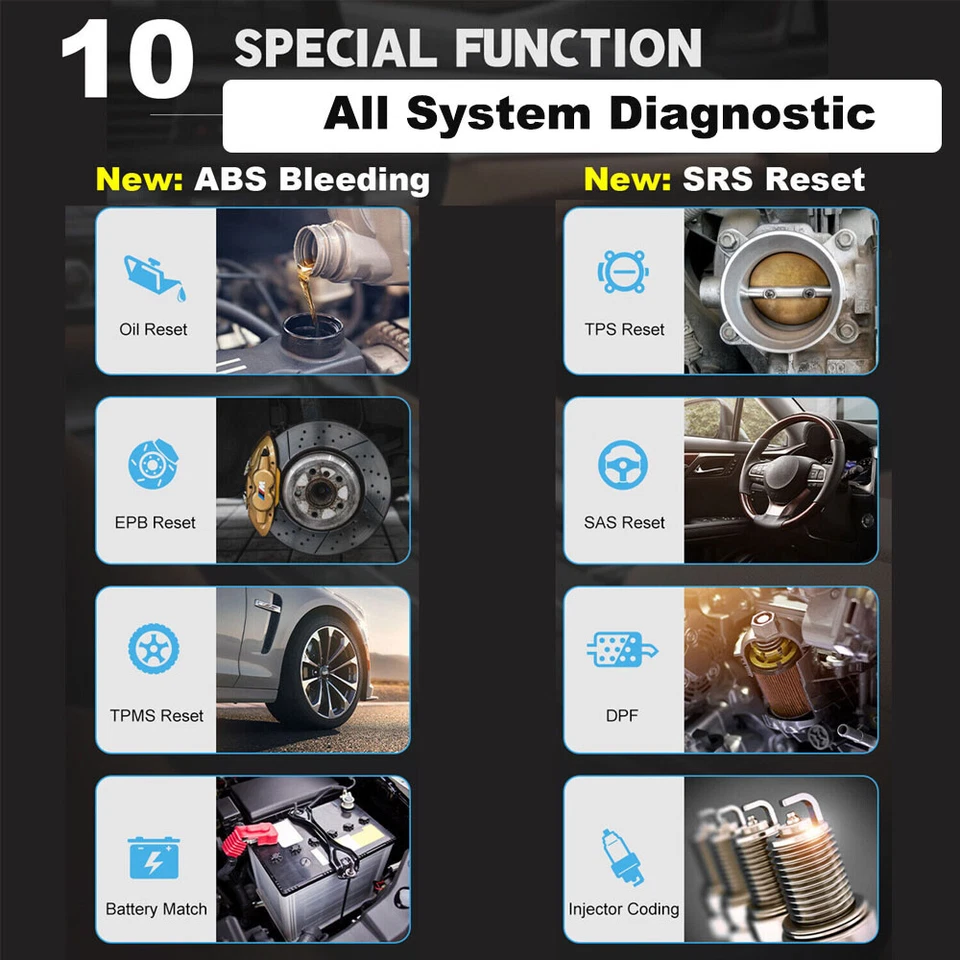 ANCEL VD700 For VW Car OBD2 Scanner Fault Code Reader All System Diagnostic Tool - Image 2 of 4