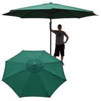 13' Ft Feet Market Patio Garden Umbrella Steel Canopy Canvas Cover Green on sale 13' Ft Feet Market Patio Garden Umbrella Steel Canopy Canvas Cover Green on sale