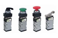 MSV86522-F-G Fonray Mechanical Valve 1/4" Green (Button)