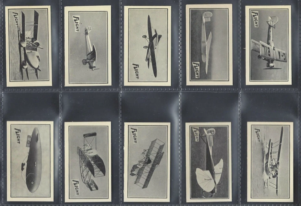 ROBERTSON & WOODCOCK - BRITISH AIRCRAFT SERIES - FULL SET OF 50 CARDS - Image 3 of 4