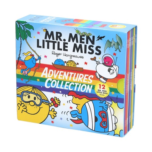 Mr. Men & Little Miss Adventures Collection 12 Books by Roger