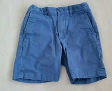 Crewcuts kids boys' size 8 solid ocean blue adjustable waist shorts