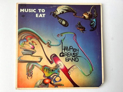 Hampton Grease Band  :  Music to Eat : Vinyl 2 x LP : G30555 : Columbia -1970's