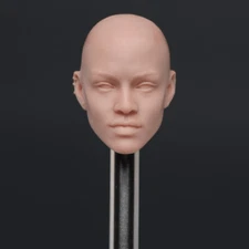 1/6 Beauty Girl Head Sculpt Carved For 12" Female Action Figure Body Toys