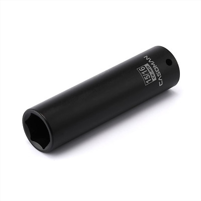 1/2-Inch Drive Extra Deep Socket (15/16''), SAE, 6-Point, Extended Reach''