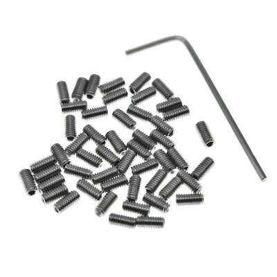 50* Guitar Bridge Saddle Height Adjustment Screws M3/US thread Fits Strat/Tele