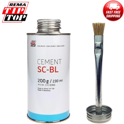 REMA TIP TOP spezieller vulkanisierender Zement blau SC-BL - 200g Dose mit Bürste