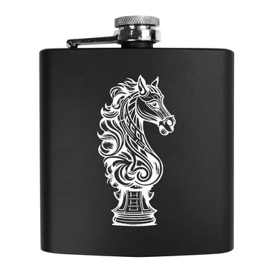 6 Unzen (170 ml) Taschen-Hüftkolben ''Ritter Schachfigur'' (HP00028268)