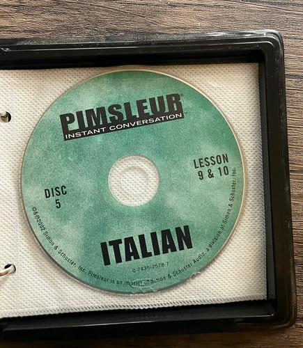 Pimslevr Instant Conversation “Italian” 8 CD Set 16 Lessons - Picture 7 of 10
