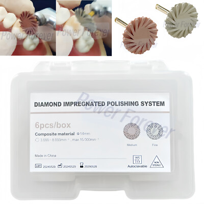 Dental Plus Twist Diamond Impregnated Polishing System Composite Polisher 5Boxes