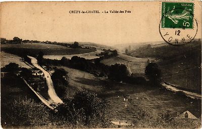 CPA CRUZY-le-CHATEL - La Vallée des Pres (357927)